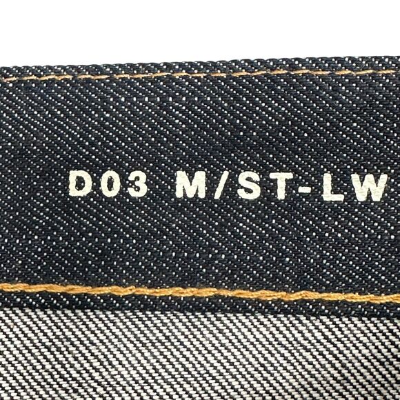 Yves Saint Laurent Paris Jeans D03 M/ST-LW Mens 36 YSL Dark Blue Denim Japan New - Picture 10 of 16